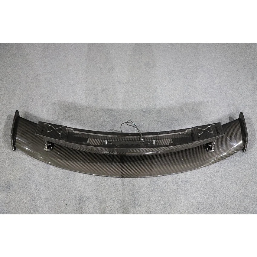 Auto Parts GTR Style Dry Carbon Fiber Rear Spoiler Wing For  GT GTS Body Kit Car Parts